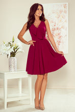 Load image into Gallery viewer, Numoco 274-1 ANITA Frill dress - burgundy
