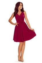 Load image into Gallery viewer, Numoco 274-1 ANITA Frill dress - burgundy