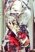 Load image into Gallery viewer, Numoco 282-1 IRENE Turtleneck dress - colorful pattern