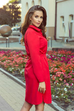 Load image into Gallery viewer, Numoco 284-1 CAMILLE Shirt dress with pockets - red