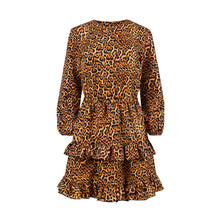 Load image into Gallery viewer, Numoco 285-1 ROMI frill dress - leopard print
