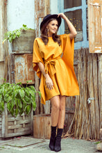 Load image into Gallery viewer, Numoco 287-1 SOFIA Butterfly dress - honey color