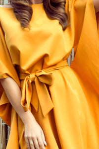 Numoco 287-1 SOFIA Butterfly dress - honey color