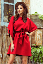 Charger l&#39;image dans la galerie, Numoco 287-3 SOFIA Butterfly dress - red