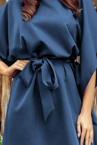 Numoco 287-7 SOFIA Butterfly dress - blue
