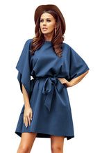 Load image into Gallery viewer, Numoco 287-7 SOFIA Butterfly dress - blue