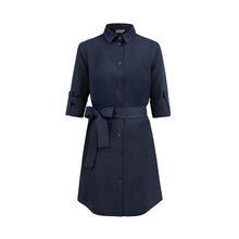 Load image into Gallery viewer, Numoco 288-1 Shirt dress with buttons - dark blue