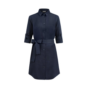 Numoco 288-1 Shirt dress with buttons - dark blue