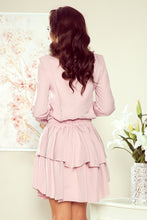 Load image into Gallery viewer, Numoco 289-1 MATTIE Dress with a double skirt - dirty pink