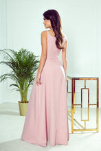 Load image into Gallery viewer, Numoco 299-2 CHIARA elegant maxi dress with straps - dirty pink