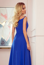 Load image into Gallery viewer, Numoco 299-3 CHIARA elegant maxi dress with straps - royal blue