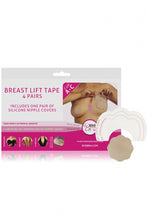 Charger l&#39;image dans la galerie, BYE BRA - breast tape and silk covers for A-C warts 3 pieces 50017-1