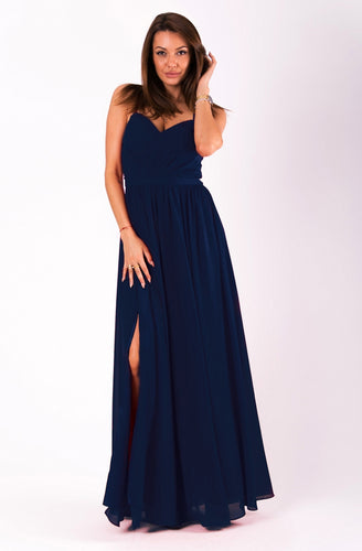 EVA&LOLA  DRESS NAVY BLUE 51008-4