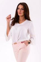 Load image into Gallery viewer, BLOUSE -WHITE 46030-2