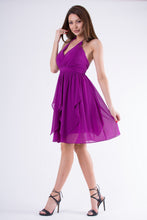 Cargar imagen en el visor de la galería, EVA &amp; LOLA DRESS intense violet 58005-1