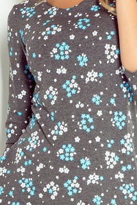 Jola - dress with pockets - flowers 40-9