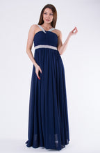 Cargar imagen en el visor de la galería, EVA &amp; LOLA DRESS NAVY BLUE 58002-3