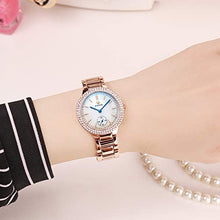 Cargar imagen en el visor de la galería, Women&#39;s Fashion Waterproof Watch Analog Quartz Watches with Stainless Steel