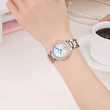 Cargar imagen en el visor de la galería, Women&#39;s Fashion Waterproof Watch Analog Quartz Watches with Stainless Steel