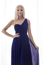 Load image into Gallery viewer, SENAT PARIS  DRESS NAVY BLUE 64005-3