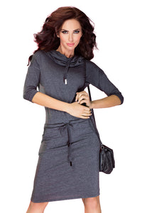 Sports dress with binding - Gray 44-1