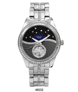 M Milano Expressions Silver Metal Band Watch