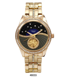 M Milano Expressions Gold Metal Band Watch