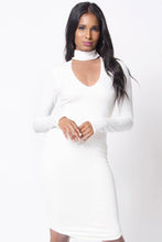 Cargar imagen en el visor de la galería, Long Sleeve Choker Dress