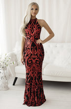 Load image into Gallery viewer, SENAT SIREN DRESS RED 68008-2