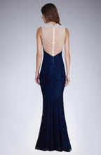 Load image into Gallery viewer, SOKY SOKA DRESS NAVY 53003-2