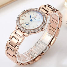 Cargar imagen en el visor de la galería, Women&#39;s Fashion Waterproof Watch Analog Quartz Watches with Stainless Steel