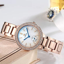 Cargar imagen en el visor de la galería, Women&#39;s Fashion Waterproof Watch Analog Quartz Watches with Stainless Steel