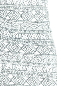 Fitted dress - ecru + Gray 53-15