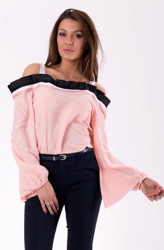 BLOUSE -POWDER PINK 46031-2