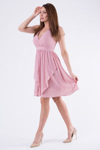 EVA & LOLA DRESS OLD PINK 58005-4