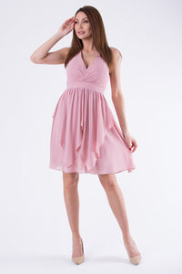 EVA & LOLA DRESS OLD PINK 58005-4