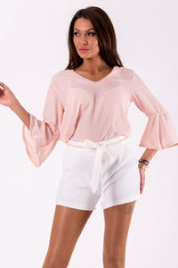 BLOUSE -POWDER PINK 46030-3