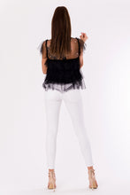 Load image into Gallery viewer, BLOUSE -BLACK 48025-1