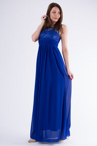 EVA & LOLA DRESS ROYAL BLUE 58001-3