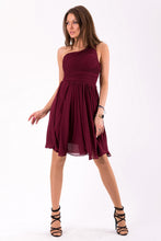 Load image into Gallery viewer, EVA&amp;LOLA  DRESS eggplant 46037-4