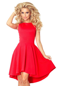 Lacosta - Exclusive dress with longer back - Red 66-12