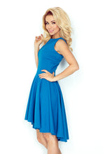 Load image into Gallery viewer, Numoco Lacosta - Exclusive dress with longer back - blue 66-14