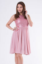 Charger l&#39;image dans la galerie, EVA &amp; LOLA DRESS OLD PINK 58006-3