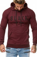 Cargar imagen en el visor de la galería, MEN&#39;S BLOUSE BLACK ICON- burgundy 52004-2