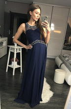 Load image into Gallery viewer, EVA &amp; LOLA DRESS NAVY 44003-2