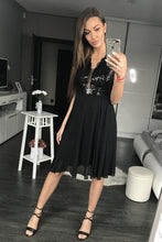 Load image into Gallery viewer, PINK BOOM  DRESS BLACK 44016-2