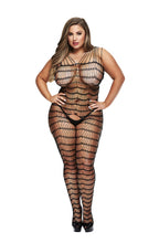 Load image into Gallery viewer, BACI BODYSTOCKING BLACK PATTERNED 50008-29