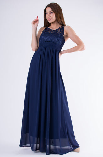 EVA & LOLA DRESS NAVY BLUE 58001-2