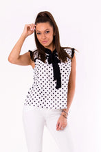 Load image into Gallery viewer, BLOUSE -WHITE 48005-1