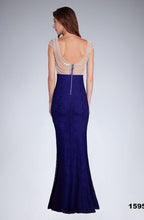 Charger l&#39;image dans la galerie, SOKY SOKA DRESS ROYAL BLUE 48004-3